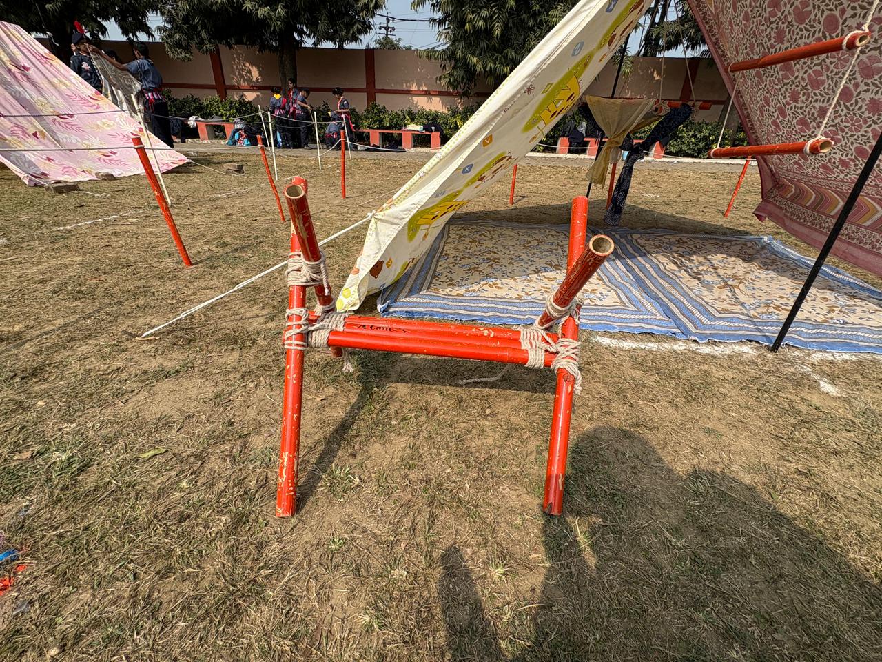 The Bharat Scouts and Guides camp 